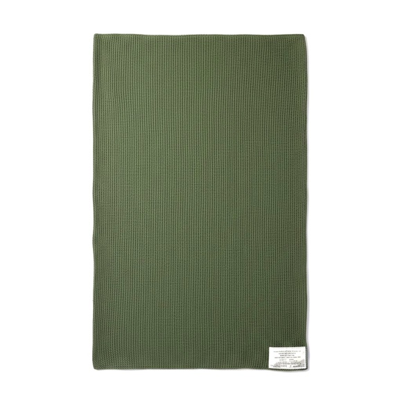 Vintage 1960s-1970s Canadian Forces Knit Cotton Scarf, Extra Long 70 in. - Picture 5 of 6